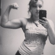Teen muscle girl Weightlifter Alysha